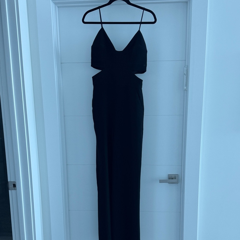 A.L.C black wide leg jumpsuit